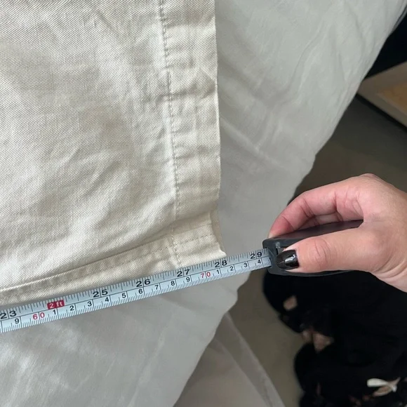 Banana Republic Cream Heritage Traveler Pants - Picture 8 of 8